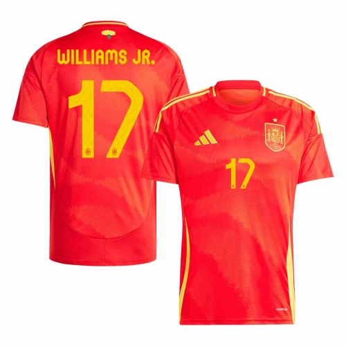 Spain WILLIAMS JR. #17 Home Jersey EURO