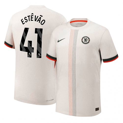 Chelsea ESTÊVÃO #41 Away Custom Player Version Soccer Jersey 2025/26