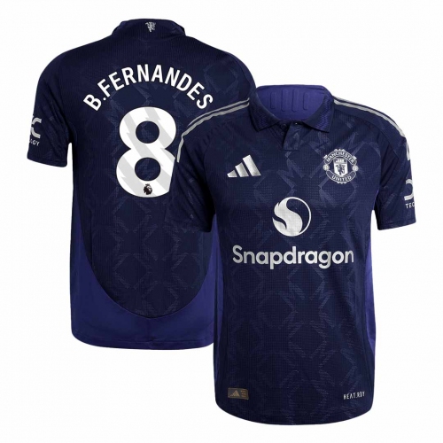 Manchester United B.FERNANDES #8 Away Soccer Jersey Authentic