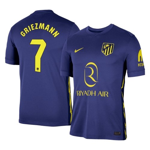 Atletico Madrid GRIEZMANN #7 Away Soccer Jersey 2025/26