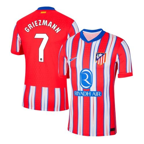 Atletico Madrid GRIEZMANN #7 Home Soccer Jersey Authentic 2024/25