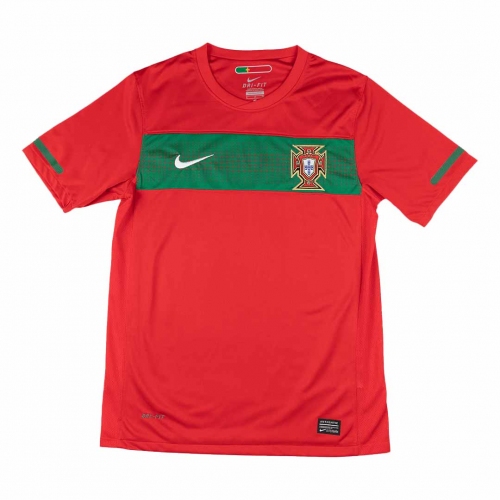 Portugal Home Soccer Jersey Retro 2010
