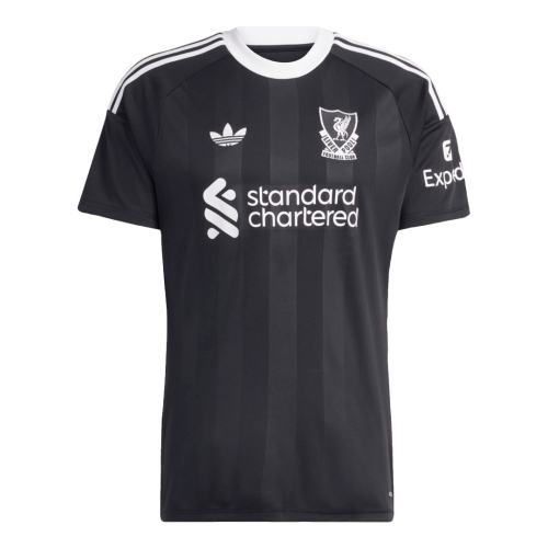 Liverpool Goalkeeper Soccer Jersey 25/26 Black