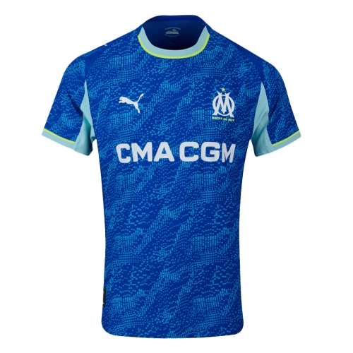 Authentic Marseille Third Away Soccer Jersey 25/26 Blue