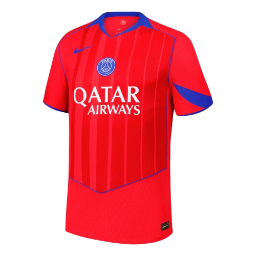 Authentic PSG Third Away Soccer Jersey 25/26 Red