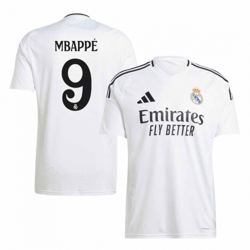 MBAPPÉ #9 Real Madrid Soccer Jersey Home Custom Shirt