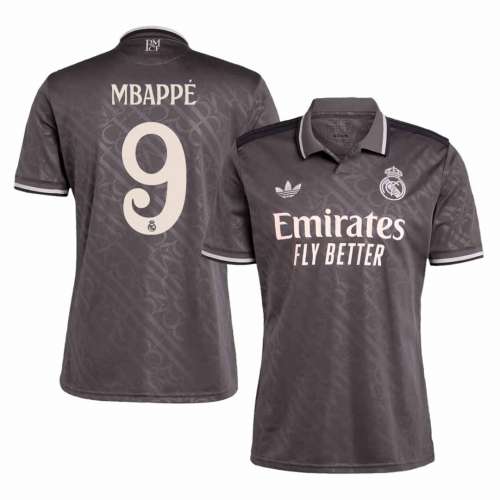 MBAPPÉ #9 Real Madrid Third Away Soccer Jersey