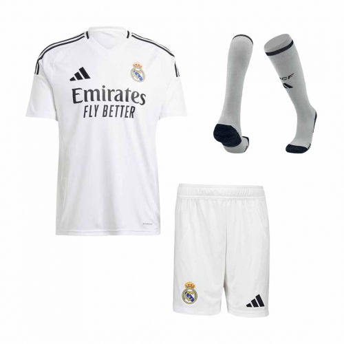 Real Madrid Home Jersey Kit (Jersey+Shorts+Socks)