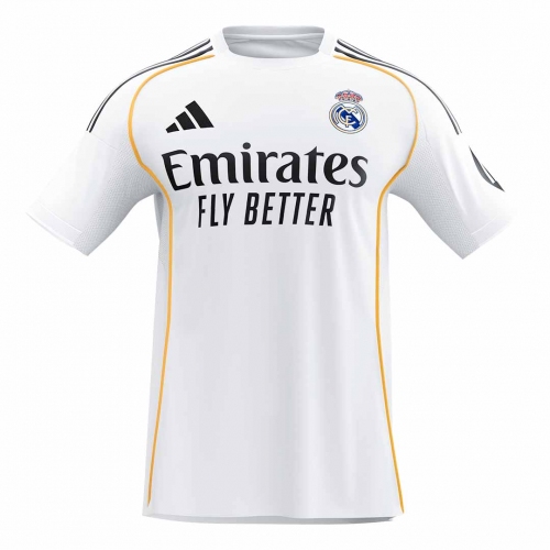 Real Madrid Home Soccer Jersey 2025/26 White