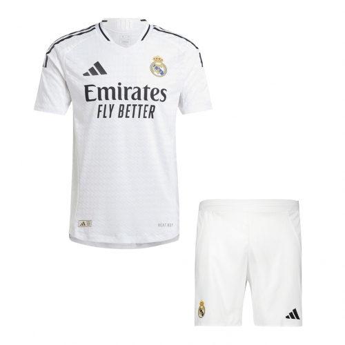Real Madrid Home Soccer Jersey Kit Authentic (Jersey+Shorts)