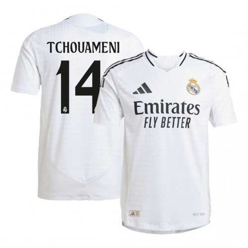 Real Madrid TCHOUAMENI #14 Home Jersey Authentic