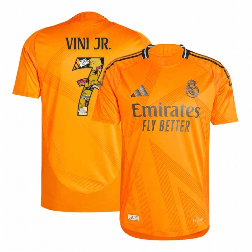 Real Madrid VINI JR. #7 Away Jersey Authentic