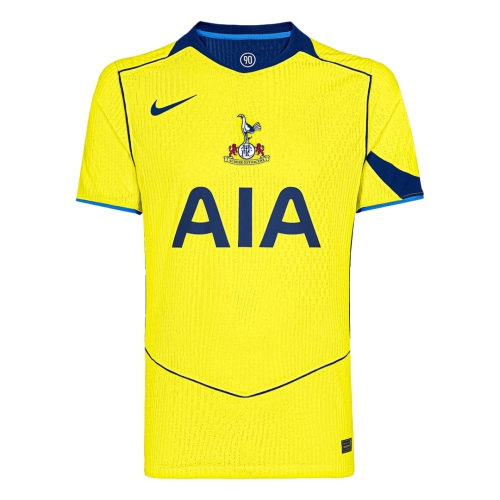 Authentic Tottenham Hotspur Third Away Soccer Jersey 25/26 Yellow
