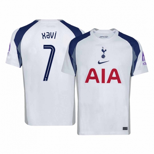 Tottenham Hotspur XAVI #7 Home Soccer Jersey 2025/26 - UCL Edition