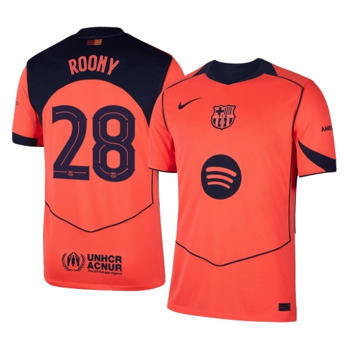 Barcelona ROONY #28 Third Away Soccer Jersey 2025/26
