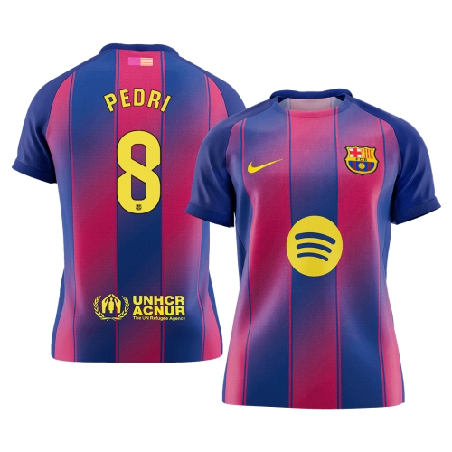 Barcelona PEDRI #8 Home Soccer Jersey 2025/26