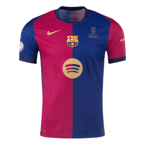 Barcelona Home Soccer Jersey Authentic 2024/25 - Copa del Rey Final