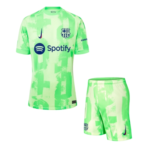 Barcelona Third Away Soccer Jersey Kit 2024/25 (Jersey+Shorts)