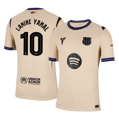 Barcelona LAMINE YAMAL #10 Away Soccer Jersey Authentic 2025/26 - UCL Edition