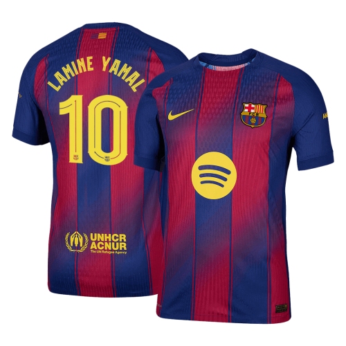 Barcelona LAMINE YAMAL #10 Home Soccer Jersey Authentic 2025/26 - UCL Edition