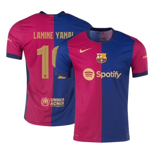 Barcelona LAMINE YAMAL #19 Home Jersey Authentic 2024/25 - UCL Edition