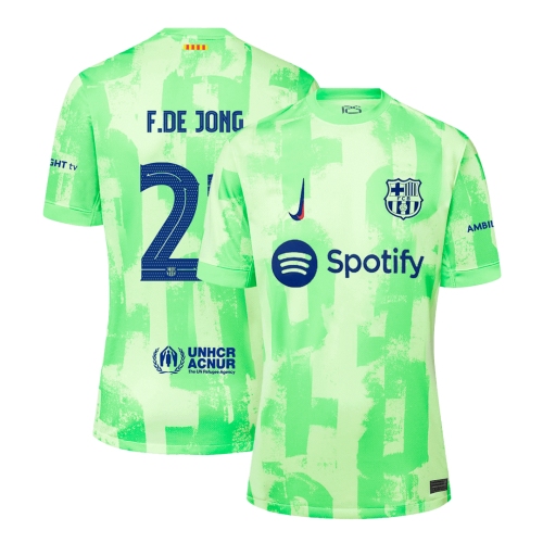 Barcelona F.DE JONG #21 Third Away Jersey 2024/25 - UCL Edition