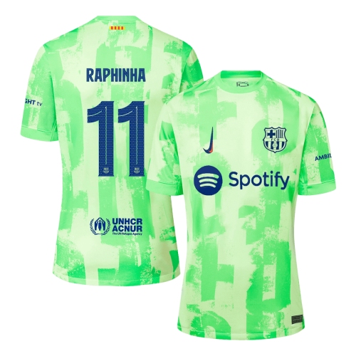 Barcelona RAPHINHA #11 Third Away Jersey 2024/25 - UCL Edition