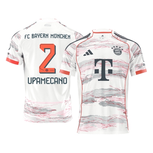 Bayern Munich UPAMECANO #2 Away Soccer Jersey 2025/26