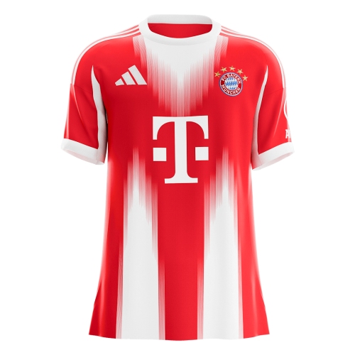 Bayern Munich Home Soccer Jersey 2025/26 Red