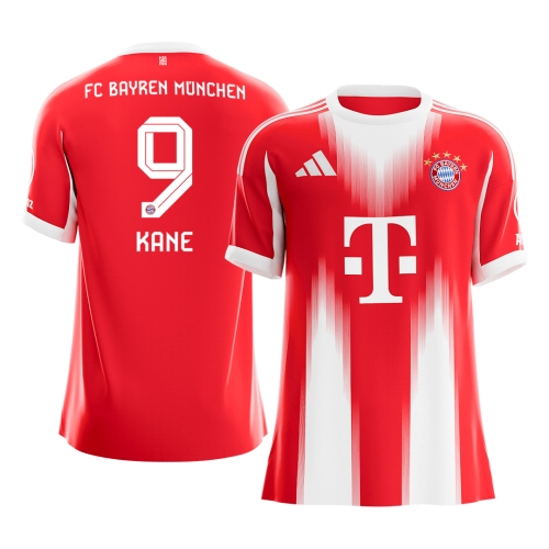 Bayern Munich KANE #9 Home Soccer Jersey 2025/26