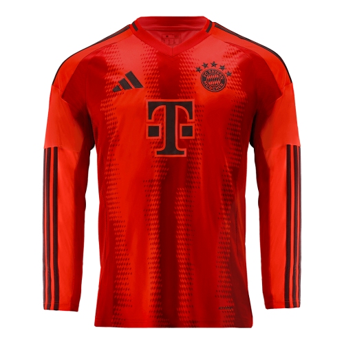 Bayern Munich Long Sleeve Home Soccer Jersey 2024/25