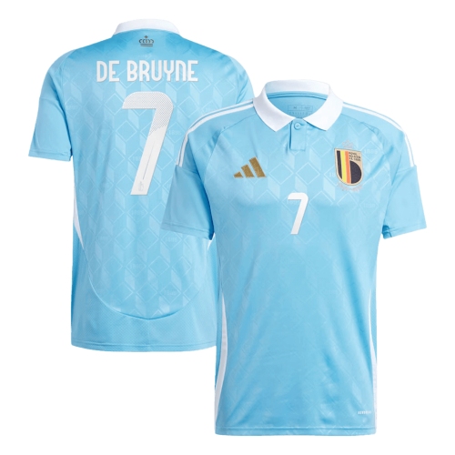 Belgium DE BRUYNE #7 Away Jersey EURO 2024