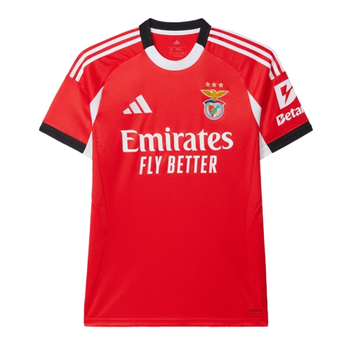 Benfica Home Soccer Jersey 2025/26 Red