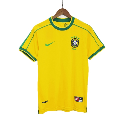 Brazil Home Jersey Retro 1998