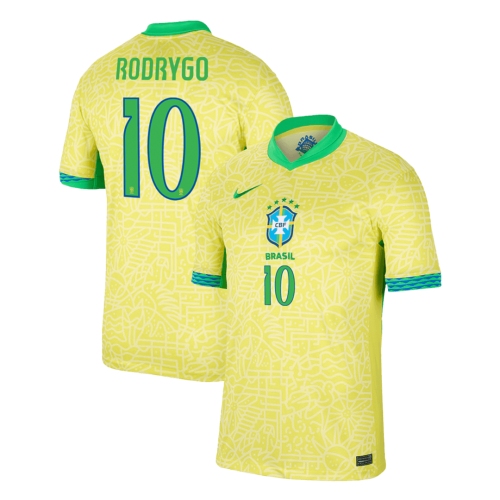 Brazil RODRYGO #10 Home Jersey Copa America 2024