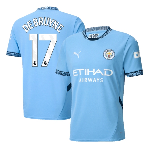 Manchester City DE BRUYNE #17 Home Jersey 2024/25