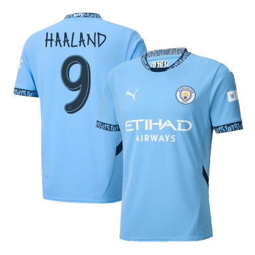 Manchester City HAALAND #9 Home Jersey 2024/25 - UCL Edition