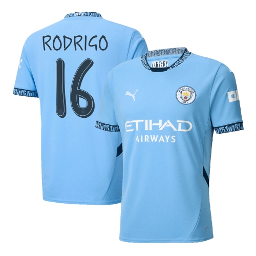 Manchester City RODRIGO #16 Home Jersey 2024/25 - UCL Edition