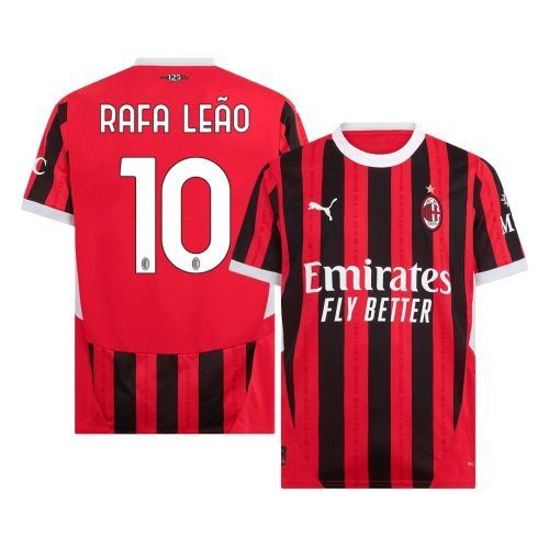 AC Milan RAFA LE?O #10 Home Jersey 2024/25