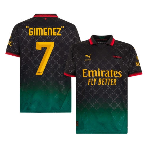 AC Milan "GIMENEZ" #7 Fourth Away Soccer Jersey 2024/25
