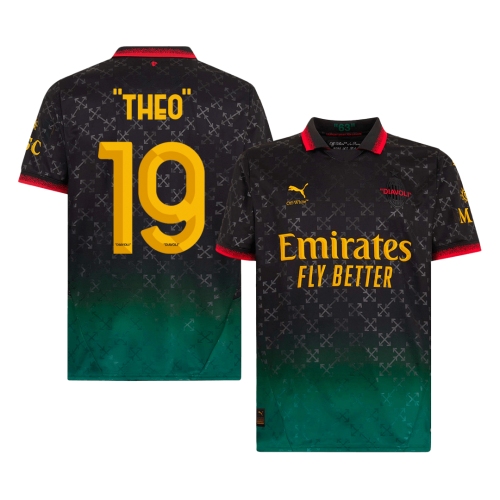 AC Milan "THEO" #19 Fourth Away Soccer Jersey 2024/25