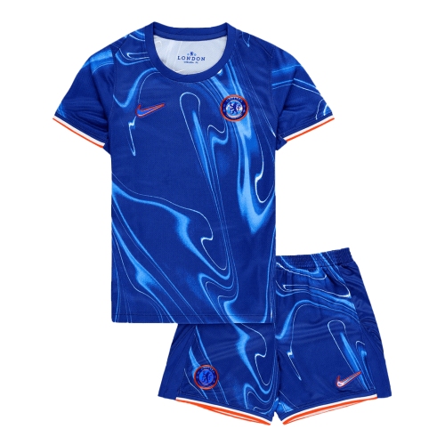 Chelsea Home Jersey Kit 2024/25 Kids(Jersey+Shorts)