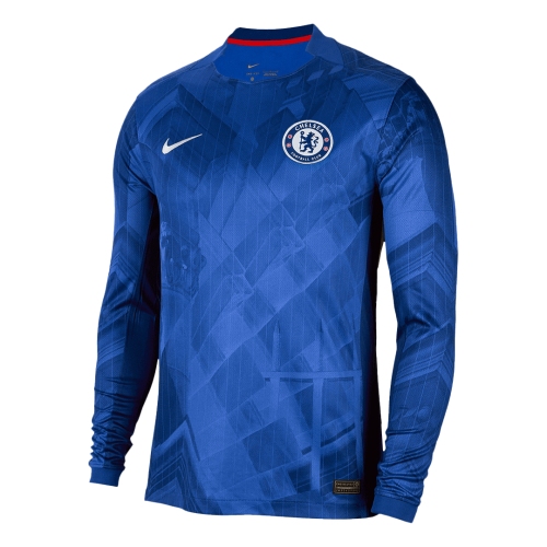 Chelsea Long Sleeve Home Soccer Jersey 2025/26