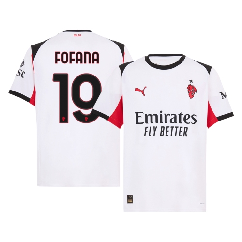 AC Milan FOFANA #19 Away Soccer Jersey 2025/26