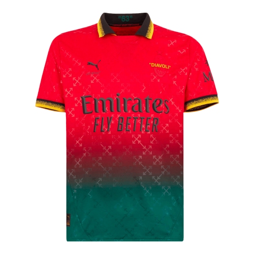 AC Milan Fourth Away Goalkeeper Soccer Jersey 2024/25 - Red