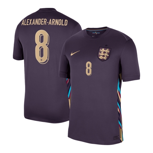 England ALEXANDER-ARNOLD #8 Away Jersey EURO 2024