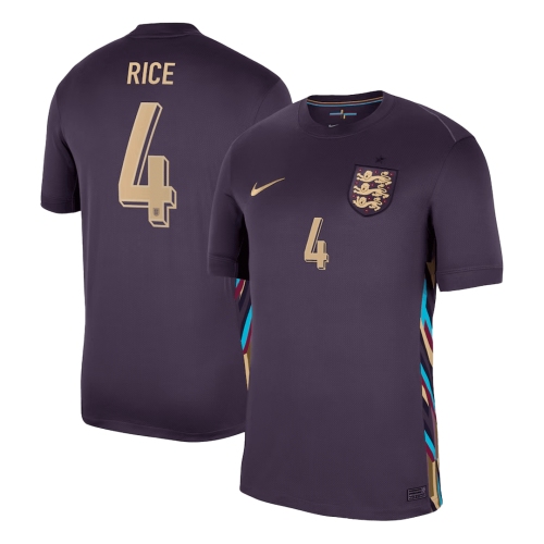 England RICE #4 Away Jersey 2024