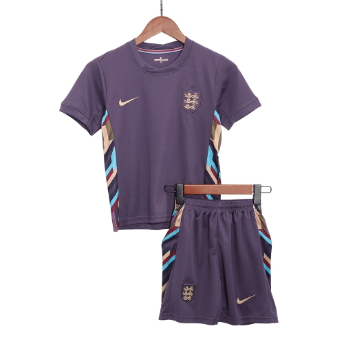 England Away Jersey Kit EURO 2024 Kids(Jersey+Shorts)