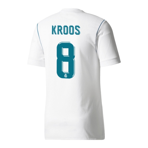 Real Madrid KROOS #8 Home Soccer Jersey Retro 2017/18