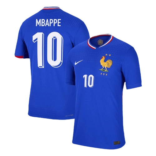 France MBAPPE #10 Home Jersey Authentic EURO 2024